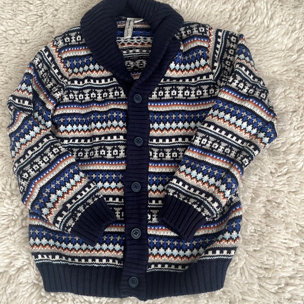 Janie & Jack toddler boys cardigan. Size 4.